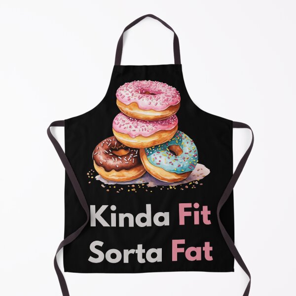 Item preview, Kinda Fit Sorta Fat - Donut Lover Design designed and sold by WonderMix.