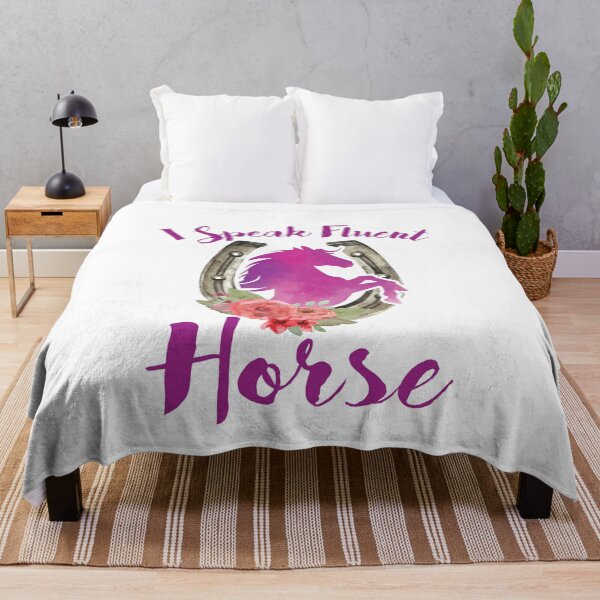 Item preview, Cute Equestrian Trainer Horseback Rider I Speak Fluent Horse designed and sold by jaygo.