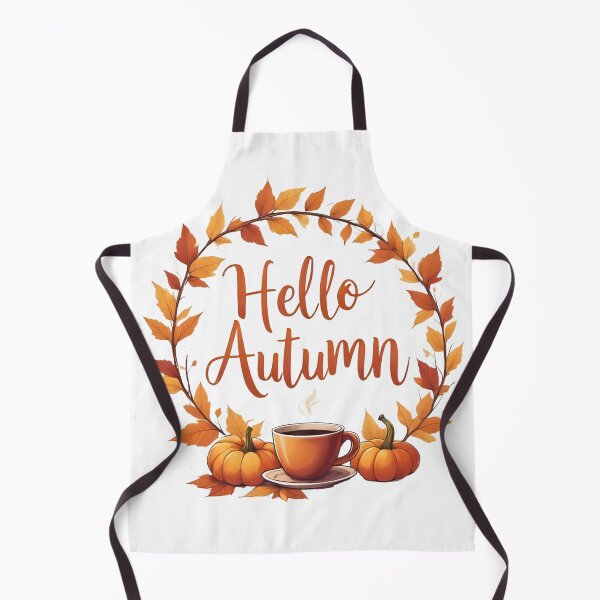 Item preview, Hello Autumn – Cozy Fall Aesthetic Design designed and sold by Pixel--Threads.