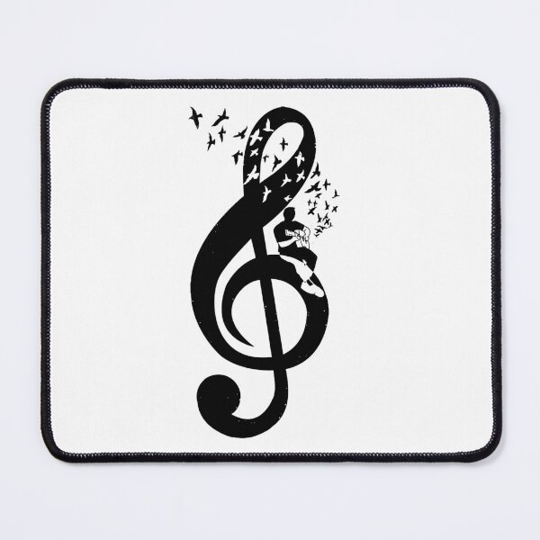Item preview, Treble Clef - Acoustic guitar designed and sold by barmalisiRTB.