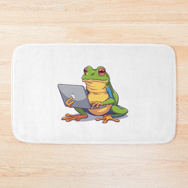 Item preview, Tech‑Savvy Frog designed and sold by Chill Doodles.