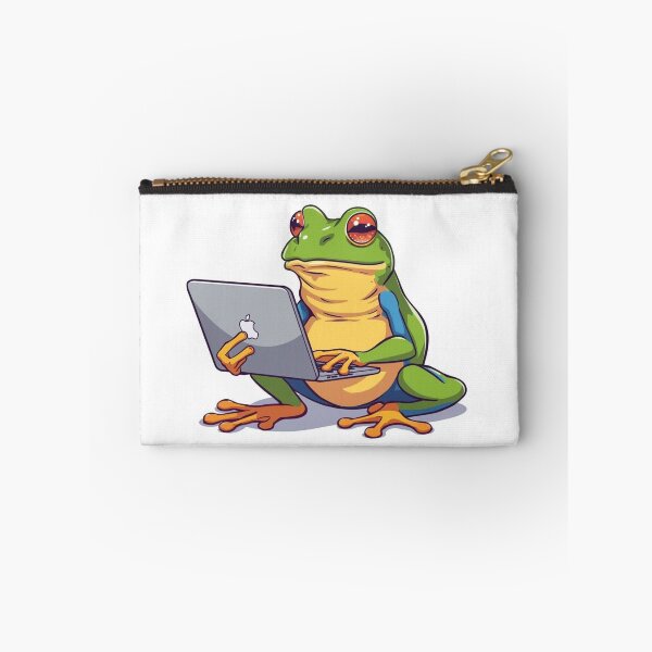 Item preview, Tech‑Savvy Frog designed and sold by Chill Doodles.