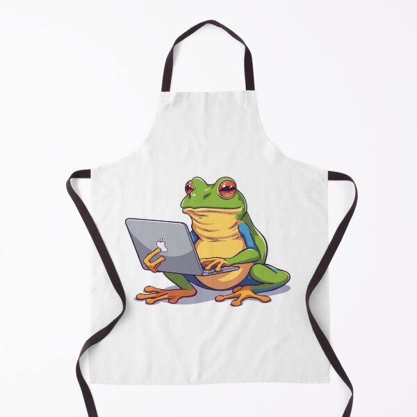 Item preview, Tech‑Savvy Frog designed and sold by Chill Doodles.