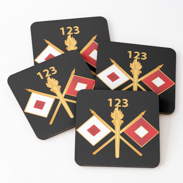 Item preview, Army - 123rd Signal Battalion Branch with BN Number wo Txt X 300 designed and sold by Military Insignia Products.