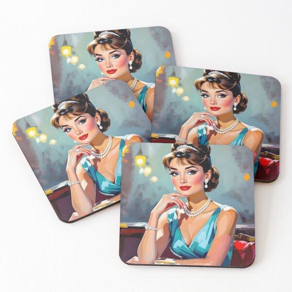 Item preview, Audrey – Retro 1950s Hollywood Pin-Up Poster designed and sold by MooLaLa.Store.