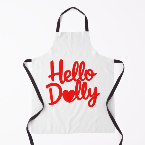 Item preview, Stylish "Hello Dolly" Red Cursive Text designed and sold by Apex Designs.