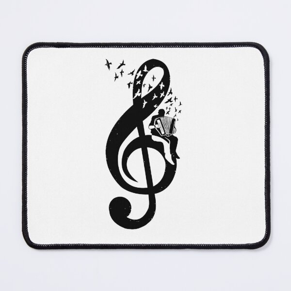 Item preview, Treble Clef - Accordion designed and sold by barmalisiRTB.