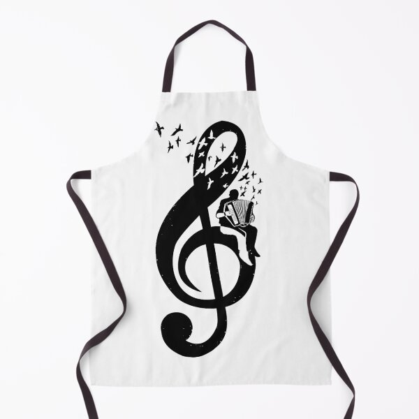 Item preview, Treble Clef - Accordion designed and sold by barmalisiRTB.