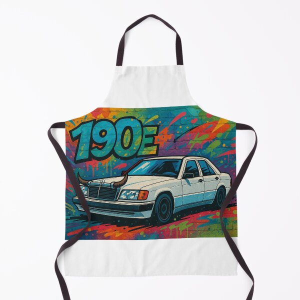 Item preview, Mercedes 190E Graffiti – Colorful Urban Art designed and sold by retro car.