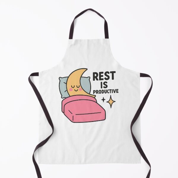 Item preview, Cute Moon Sleeping Rest is Productive Positive Mental Health Art designed and sold by wikawiki.