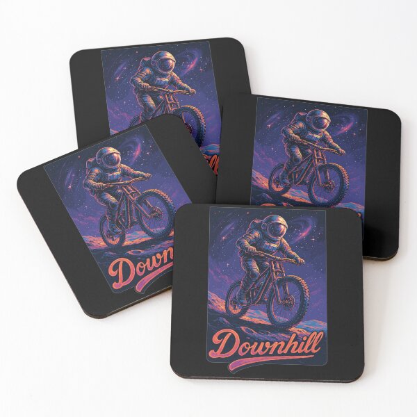 Artikelvorschau, MTB Mountainbiking Downhill Astronaut Geschenk entworfen und verkauft von Pineapple-Tree.