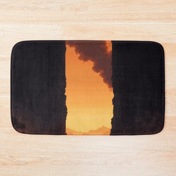 Item preview, Warrior Before the Volcanic Gate Pixel Art designed and sold by Rtymer.