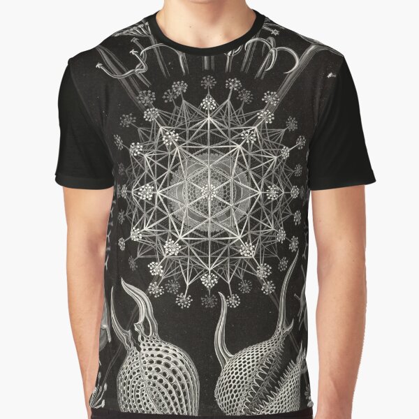 Phaeodaria (Amoeboid cercozoa) - Ernst Haeckel Graphic T-Shirt