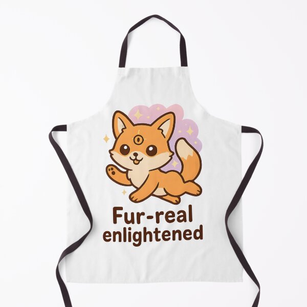 Artikelvorschau, Schwebender Kawaii-Fuchs mit drittem Auge und Glitzer – „Fur-real Enlightened“ entworfen und verkauft von OsasChild.