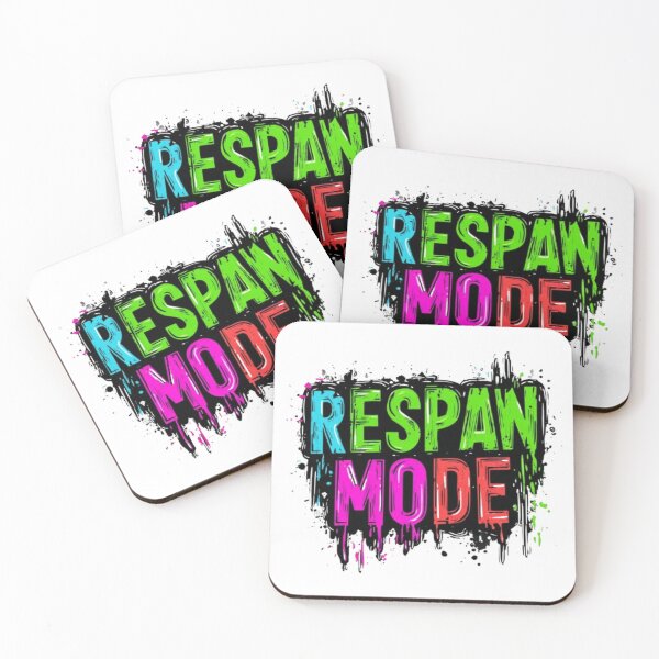 Item preview, Respawn Mode Minimalist Text designed and sold by AlexLineArt.