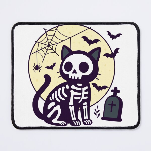 Item preview, Skeleton Cat Night designed and sold by PolinaMirralisa.