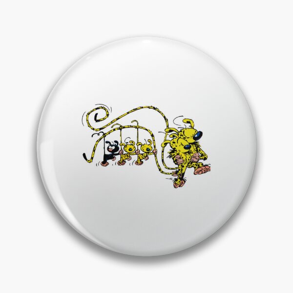Item preview, Marsupilami babies hanging on tail Marsupilami & Spirou designed and sold by ehemoc-hrane.