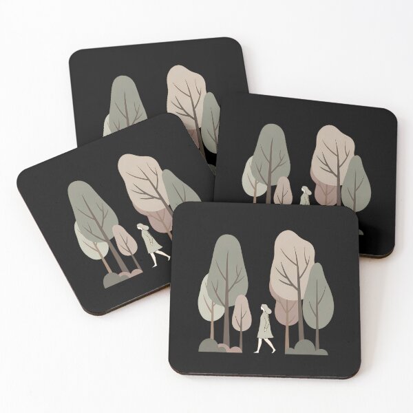 Item preview, Whispers of the Forest – Minimalist Nature Story Illustration designed and sold by Vrixat.