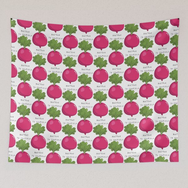 Item preview, Beetrue to yourself beetroot vegetable pun designed and sold by TeeHunter.