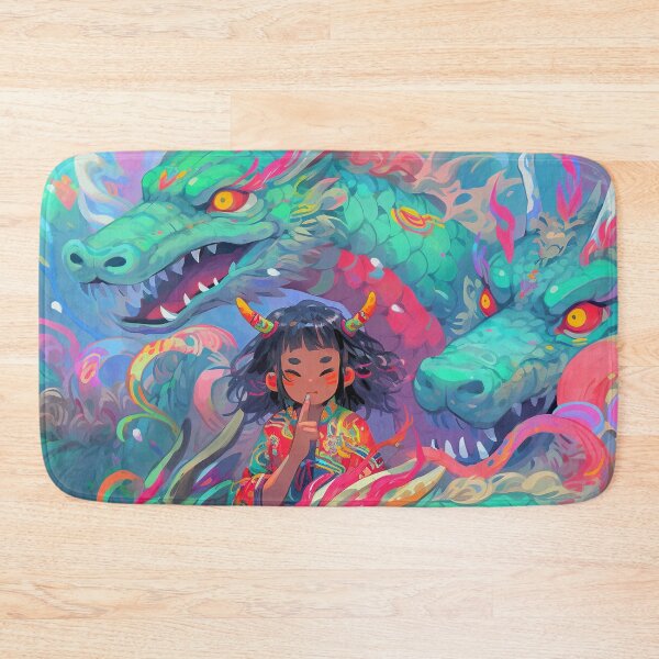 Item preview, Whispering Anime Maiden of Dragons designed and sold by bubblegoth.