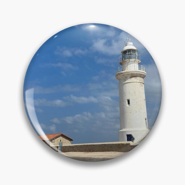 Artikelvorschau, Leuchtturm von Paphos, Zypern | Küstenfotografie Mittelmeer entworfen und verkauft von CreationbyNiki.