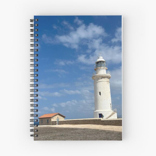 Item preview, Paphos Lighthouse Cyprus | Coastal Photography Mediterranean Sea designed and sold by CreationbyNiki.