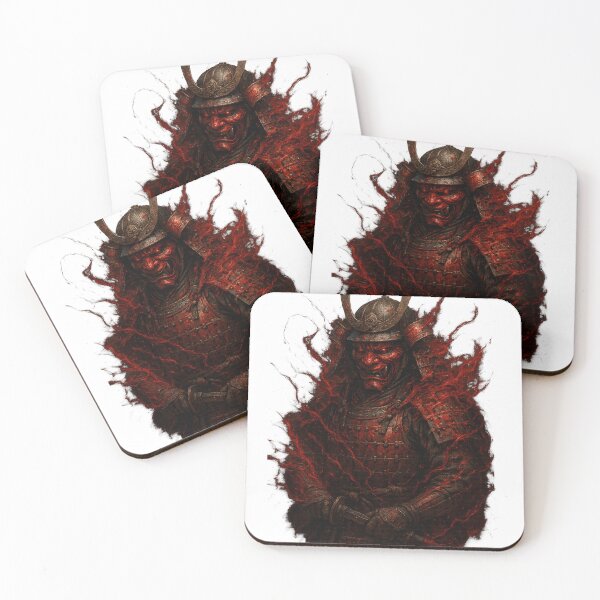 Item preview, Samurai Warrior T-Shirt – Red Demon Armor Flames designed and sold by Ephironix.