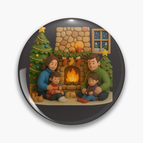 Item preview, Warm Family Christmas.  Noël chaleureux en famille designed and sold by Drawingshirts.