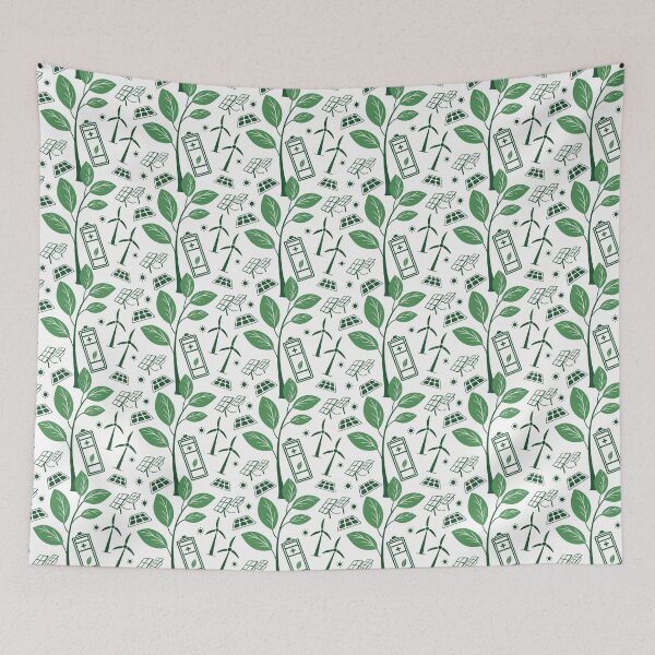 Item preview, Green Energy – Eco Power Solar Wind Renewable Design designed and sold by Pogglecards.