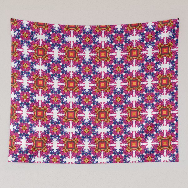 Item preview, abstract rings pattern seamless colorful repeat designed and sold by Abrahamjrnd.