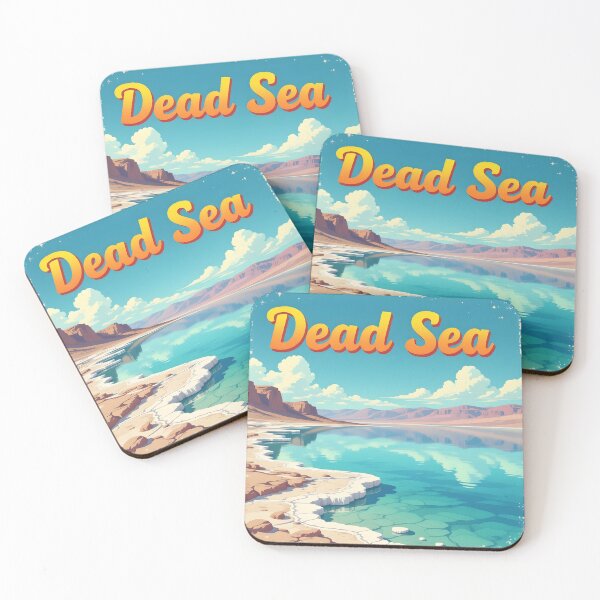Item preview, Dead Sea: Vintage-Style Painterly Travel Poster designed and sold by LSVart.