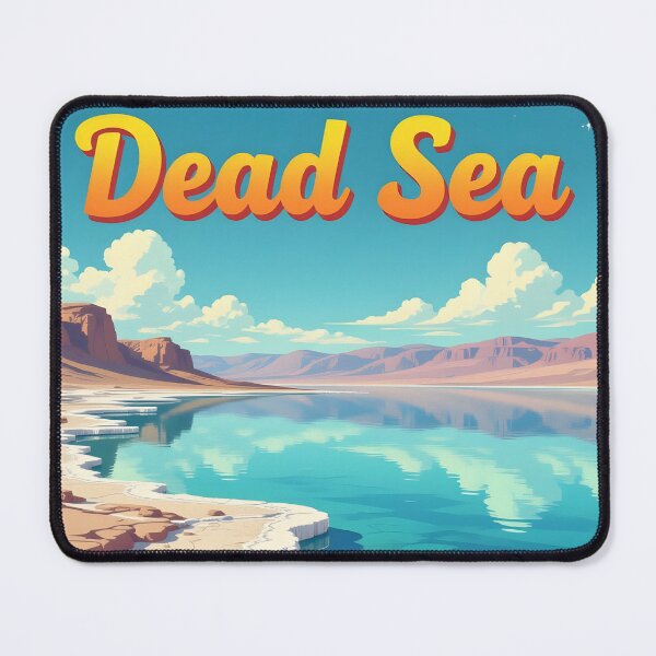 Item preview, Dead Sea: Vintage-Style Painterly Travel Poster designed and sold by LSVart.