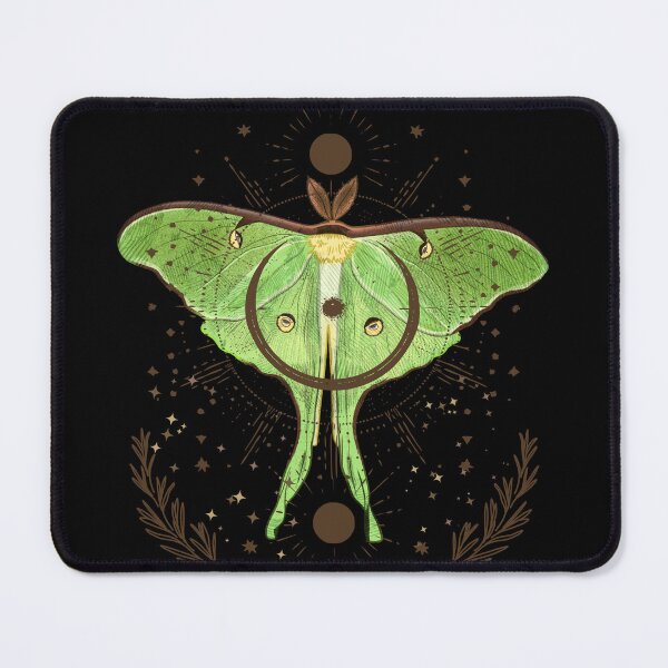 Item preview, Mystic Luna Moth – Witchy Night Sky Art designed and sold by A-Szczesniak.