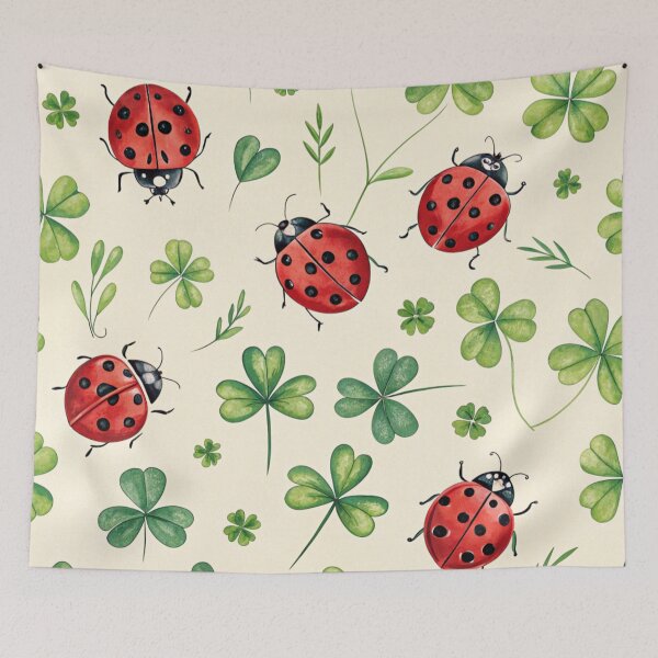 Item preview, Ladybugs & Shamrocks , four leaf clover designed and sold by Lucky 777.