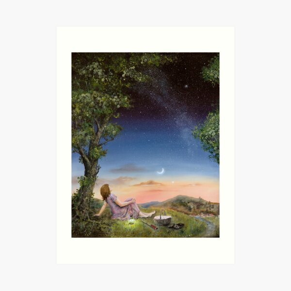 The Astronomy picnic Art Print