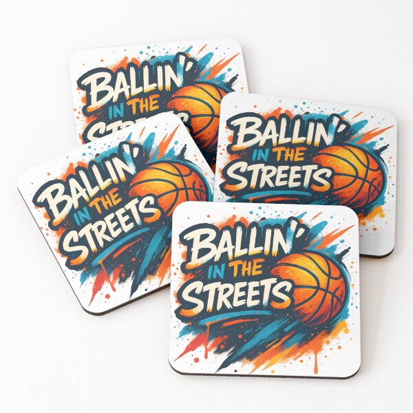 Item preview, Ballin’ in the Streets Basketball Art designed and sold by ArtSpark Studio.