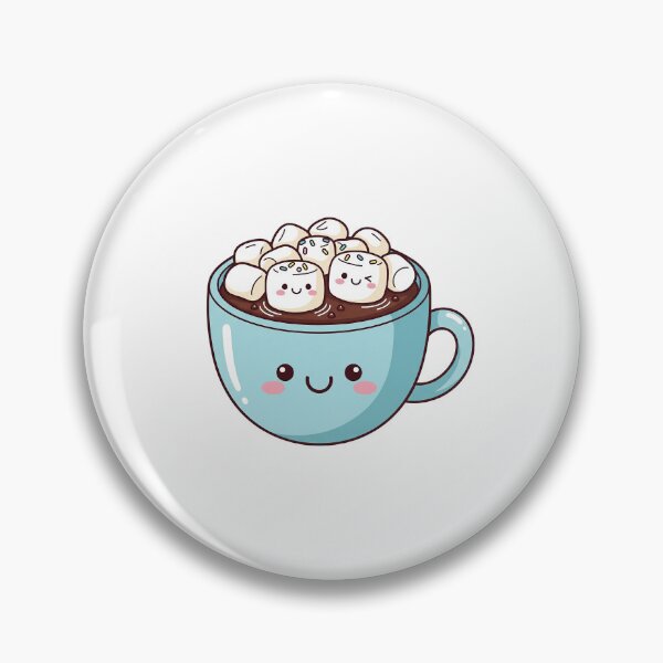 Item preview, Cute Kawaii Hot Chocolate with Marshmallows designed and sold by istoriadesign.
