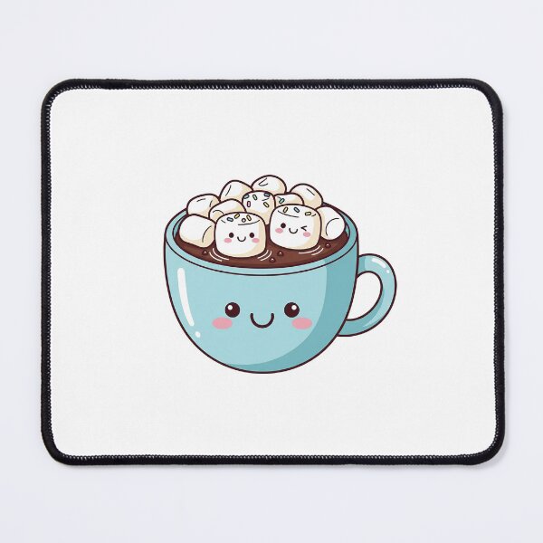 Item preview, Cute Kawaii Hot Chocolate with Marshmallows designed and sold by istoriadesign.