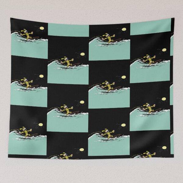 Item preview, Marsupilami surfing Marsupilami & Spirou designed and sold by ehemoc-hrane.