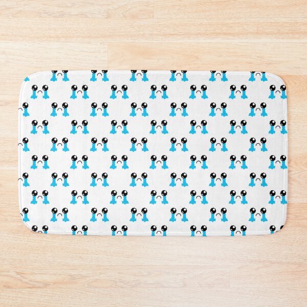 Item preview, Sweet kawaii sad crying face pattern designed and sold by BlushyPrint.