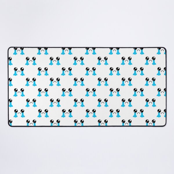 Item preview, Sweet kawaii sad crying face pattern designed and sold by BlushyPrint.