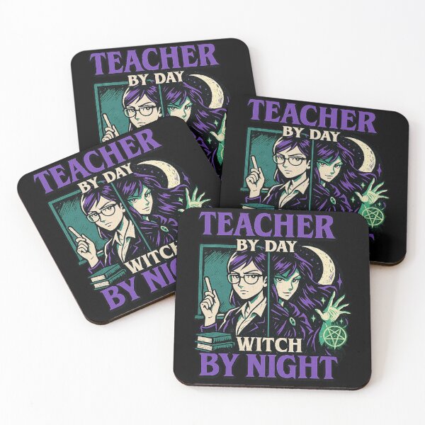 Item preview, Teacher By Day Witch By Night - Gift for Woman Teacher Educator Magic Art designed and sold by Jarminis.