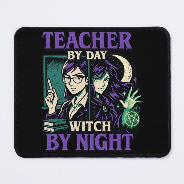 Item preview, Teacher By Day Witch By Night - Gift for Woman Teacher Educator Magic Art designed and sold by Jarminis.