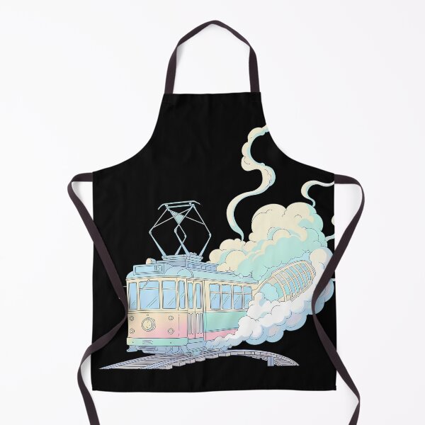 Item preview, Urban Daydream Junction – Surreal City Tram Cloud Art designed and sold by Vrixat.