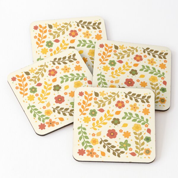 Item preview, Fall Colorful Floral pattern  designed and sold by Hello-Cuties.