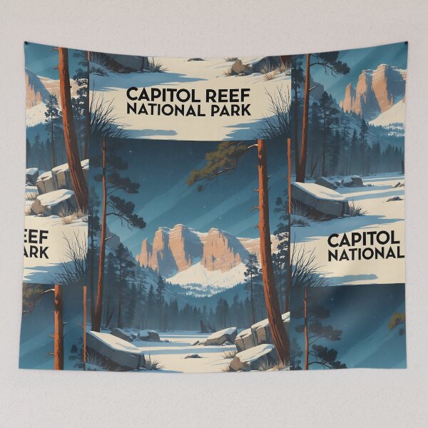 Item preview, Capitol Reef National Park USA Vintage Travel Tourism  designed and sold by TravelersGems.