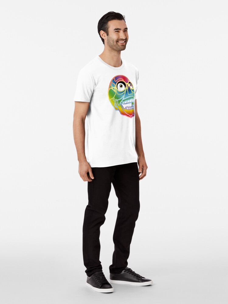 Alternate view of Pride Skull Premium T-Shirt