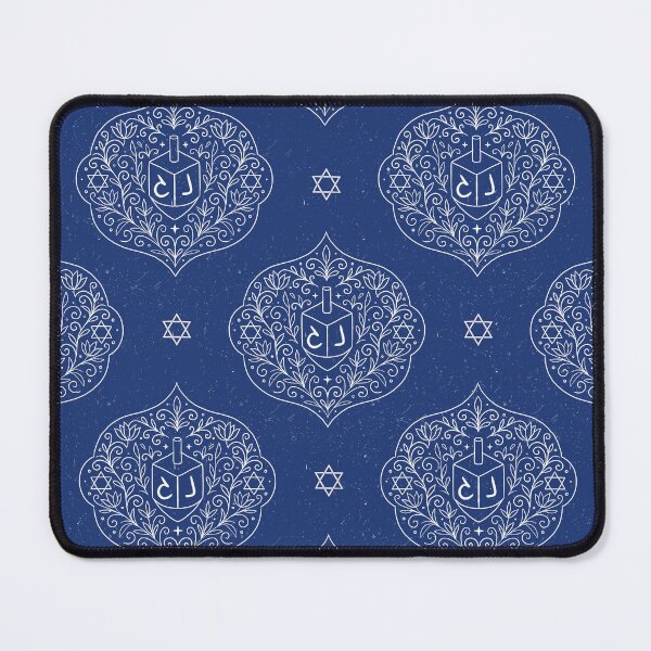 Item preview, Hanukkah Dreidel Pattern – Blue & White Judaica Design designed and sold by Kalleryart.