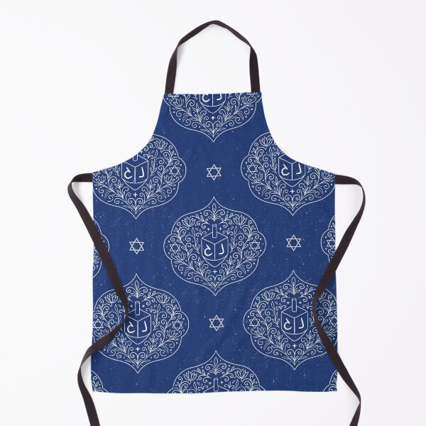 Item preview, Hanukkah Dreidel Pattern – Blue & White Judaica Design designed and sold by Kalleryart.