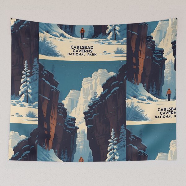 Item preview, Carlsbad Caverns National Park USA Vintage Travel Tourism  designed and sold by TravelersGems.